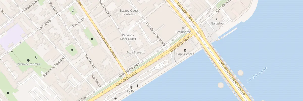 Plan du 71 Quai Bacalan à Bordeaux