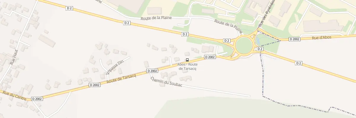 Plan du 21 Rte de Tarsacq à Abos