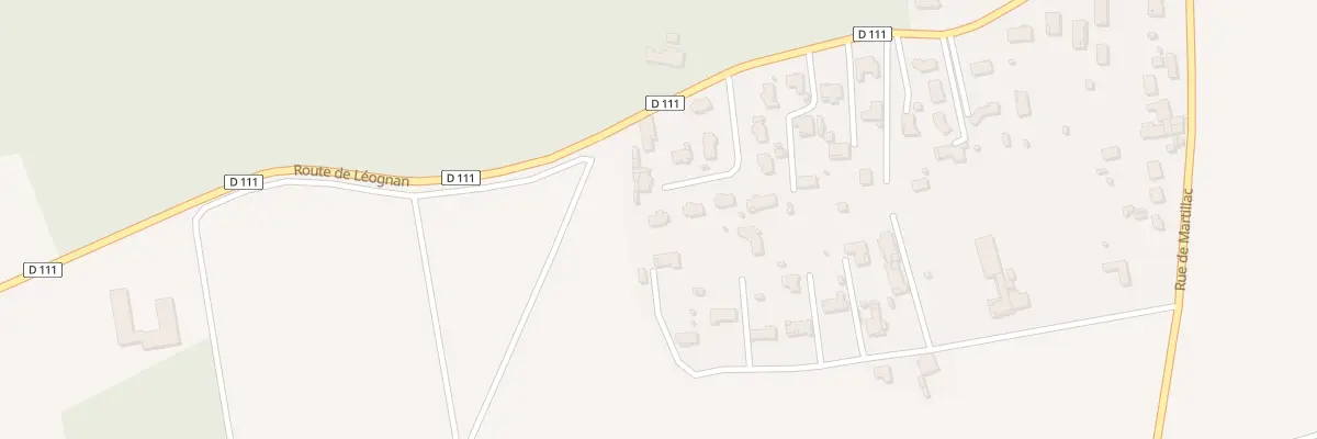 Plan du 7 All de la Foret du Conte à Cadaujac