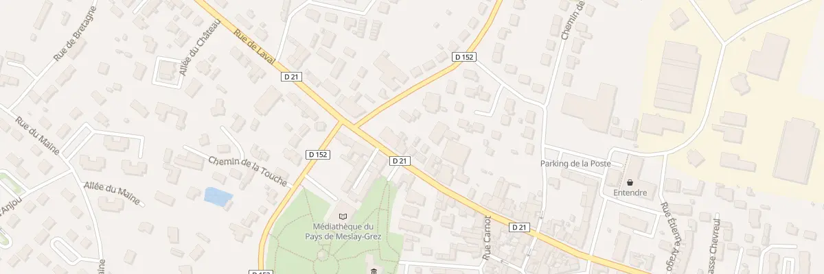 Plan du 46 Rue de Laval à Meslay-du-Maine