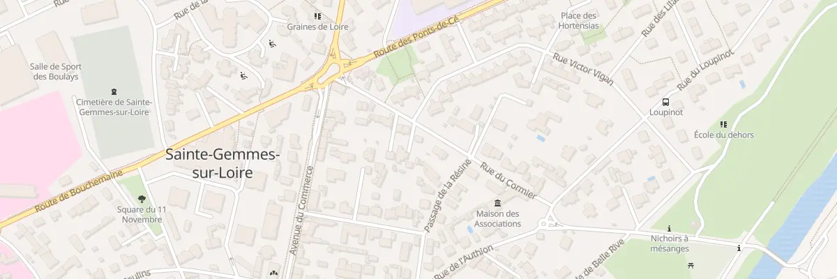 Plan du 5 Rue du Cormier à Sainte-Gemmes-sur-Loire