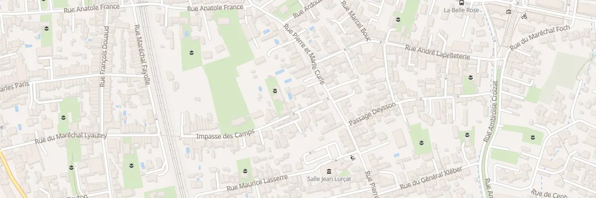 Plan du 52 Rue Pierre Curie à Bègles