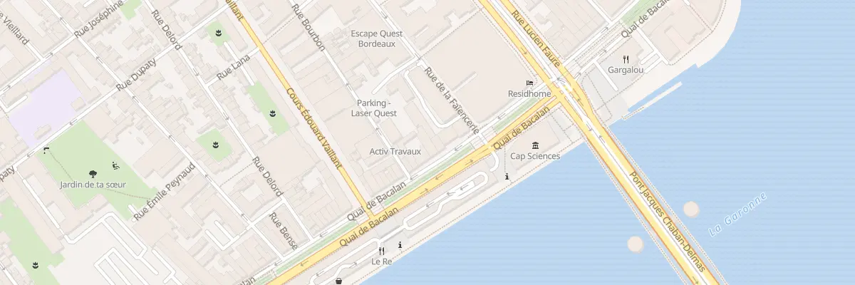 Plan du 70 Quai Bacalan à Bordeaux