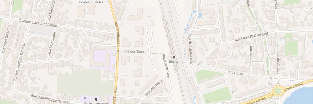 Plan du 5 Rue des Tiocs à Bègles