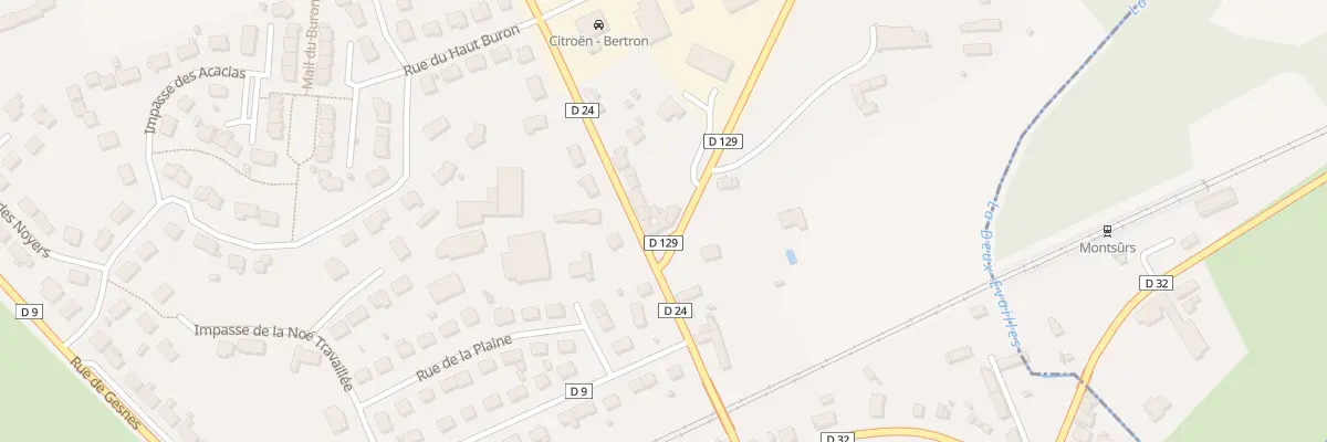 Plan du 34 Rue de la Liberation à Montsûrs