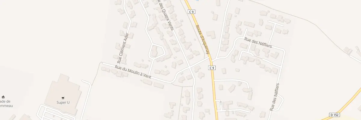 Plan du 6 Rue du Moulin à Vent à Meslay-du-Maine