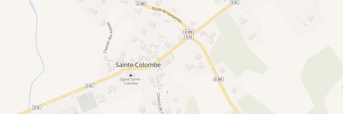 Plan du 76 Rte de Coudures à Sainte-Colombe