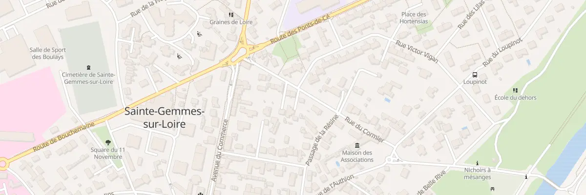 Plan du 7 Rue du Cormier à Sainte-Gemmes-sur-Loire