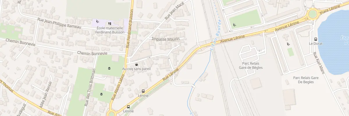 Plan du 22 Rue Dilly à Bègles