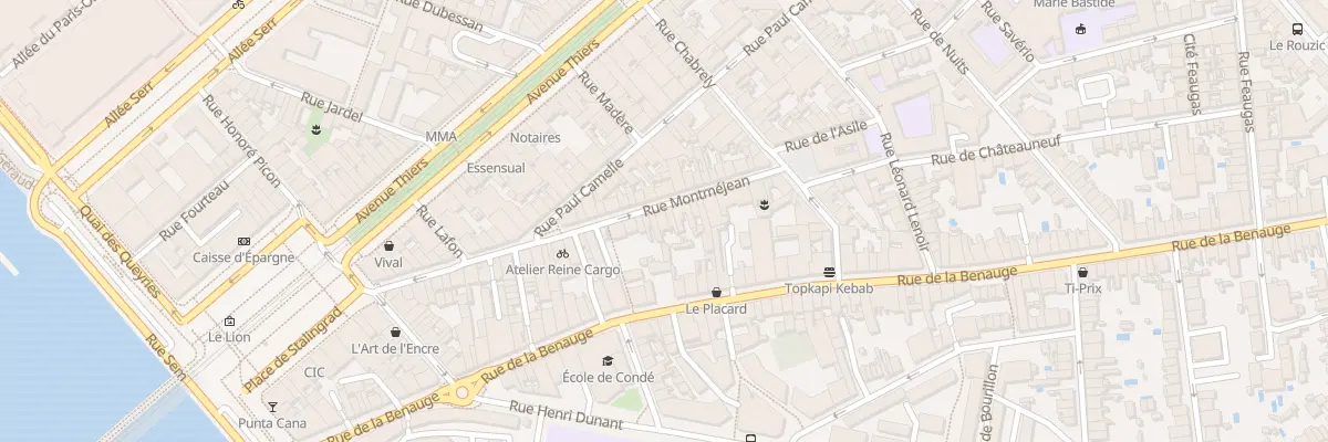 Plan du 57 Rue Montméjean à Bordeaux