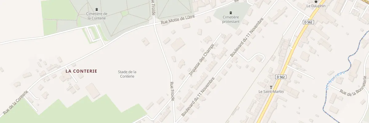 Plan du 13 Rue Froide - Conde / Noireau à Condé-en-Normandie