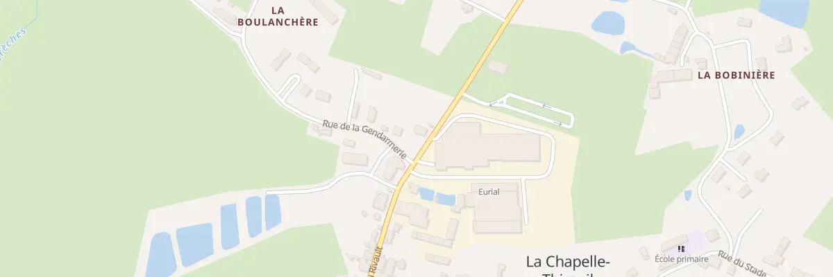Plan du 29 Rue du Rivault à Beugnon-Thireuil
