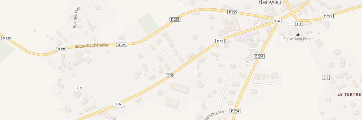 Plan du 10 Rue des Noisetiers à Banvou