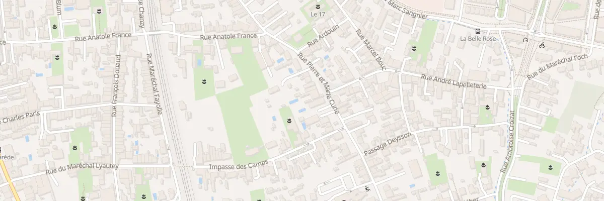 Plan du 56 Rue Pierre Curie à Bègles