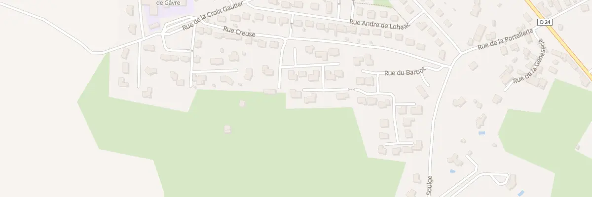 Plan du 8 Rue du Grand Capricorne à Montsûrs