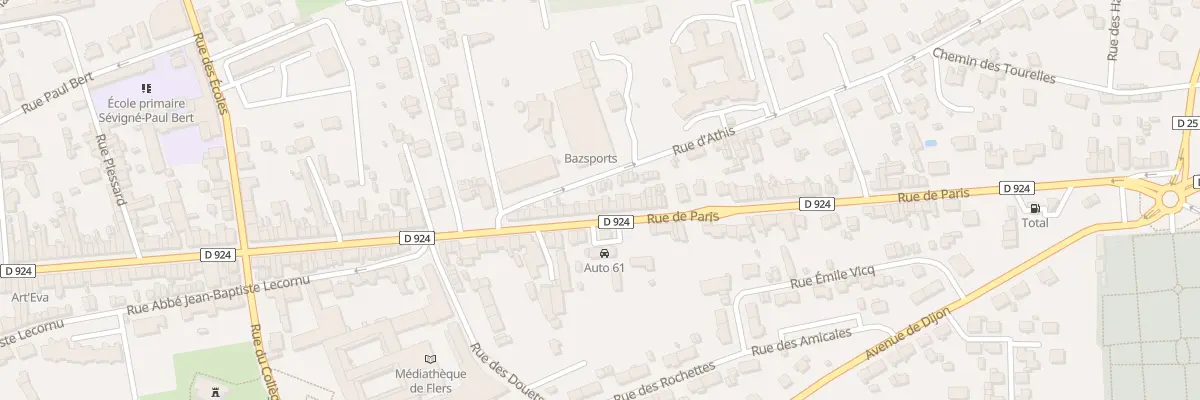 Plan du 207 Rue de Paris à Flers