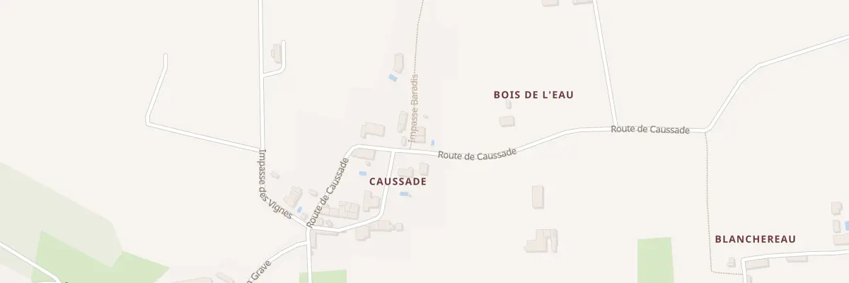 Plan du 10 Caussade à Bourg