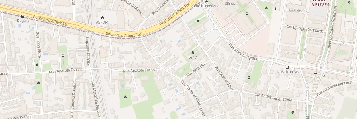 Plan du 59 Rue Pierre Curie à Bègles