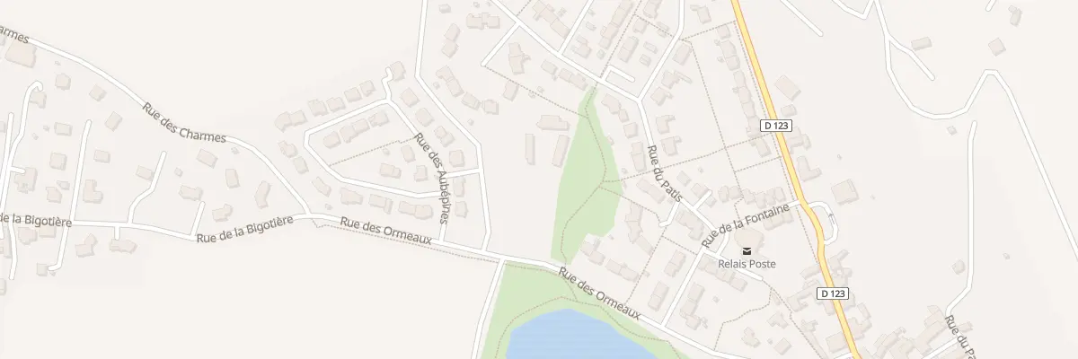 Plan du 1 La Grange à Mozé-sur-Louet