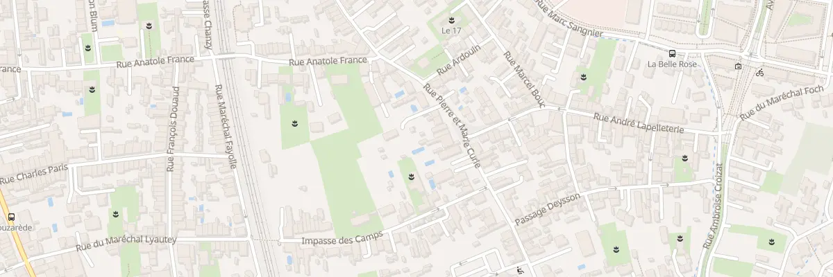 Plan du 60B Rue Pierre Curie à Bègles