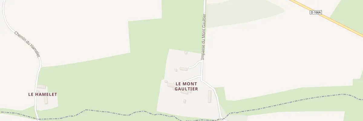 Plan du 5066 Le Mont Gaultier à Cauville