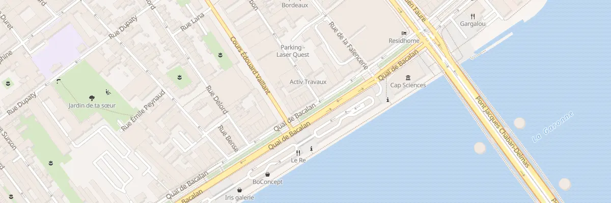 Plan du 63 Quai Bacalan à Bordeaux