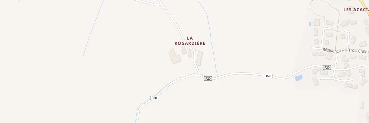 Plan du 2 La Rogardiere à Belgeard