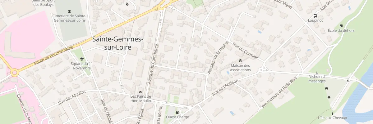 Plan du 7 Rue de la Résine à Sainte-Gemmes-sur-Loire