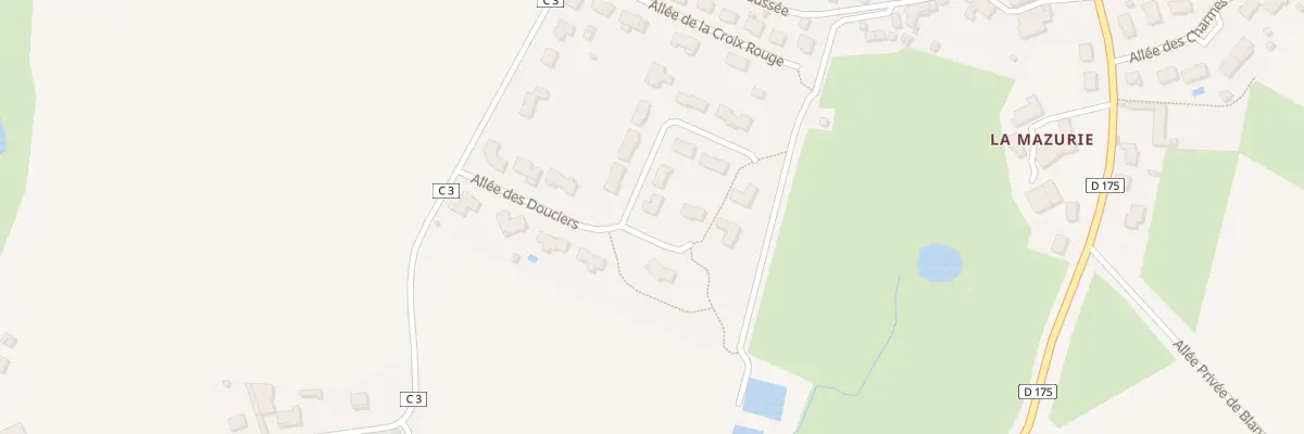 Plan du 16 All des Douciers Breuil Chauss à Bressuire