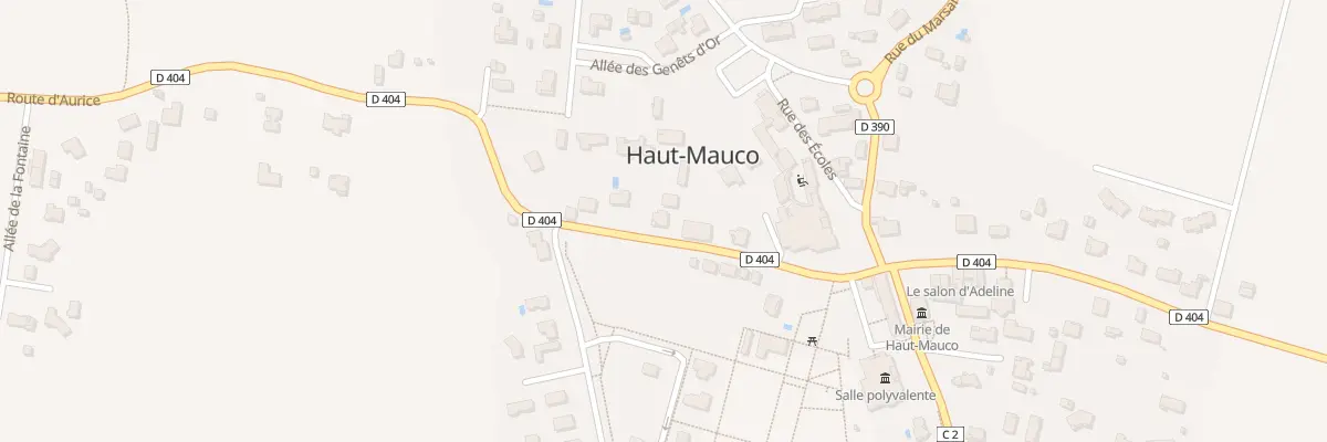 Plan du 166 Rue de Bayonne à Haut-Mauco