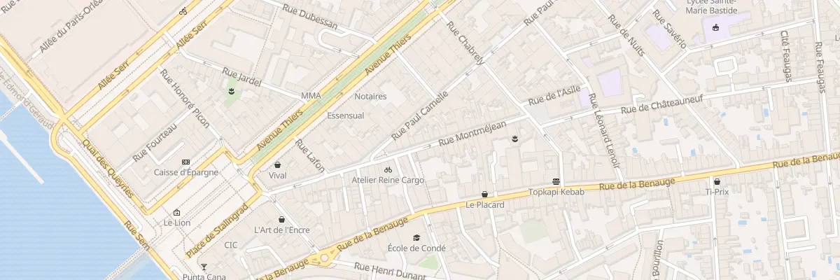 Plan du 32 Rue Montmejean à Bordeaux