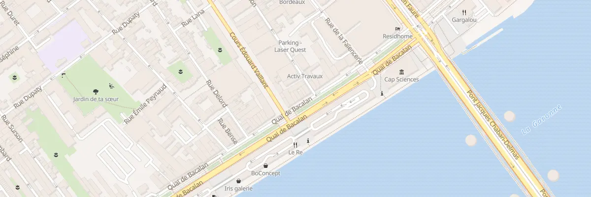 Plan du 61 Quai Bacalan à Bordeaux