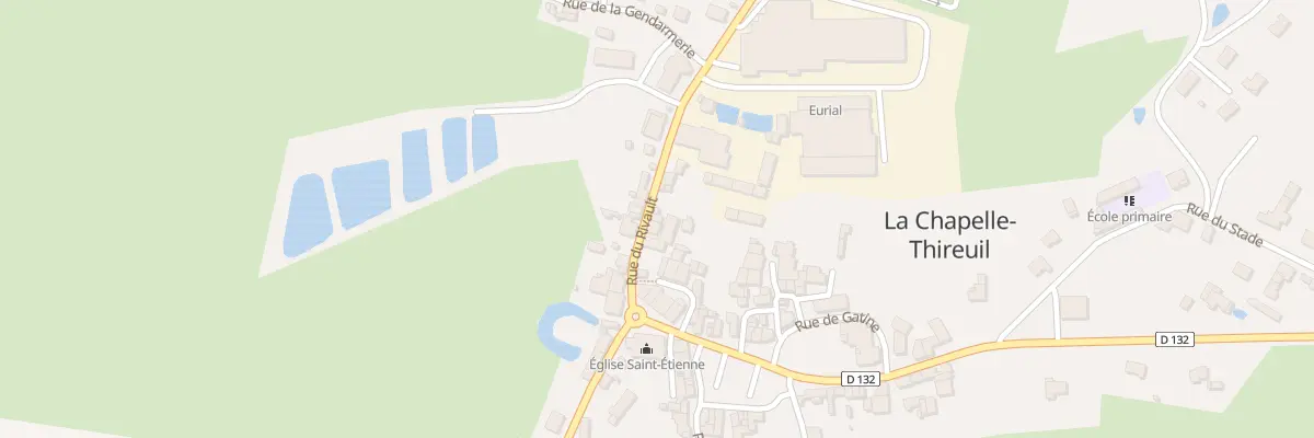 Plan du 6 Rue du Rivault à Beugnon-Thireuil