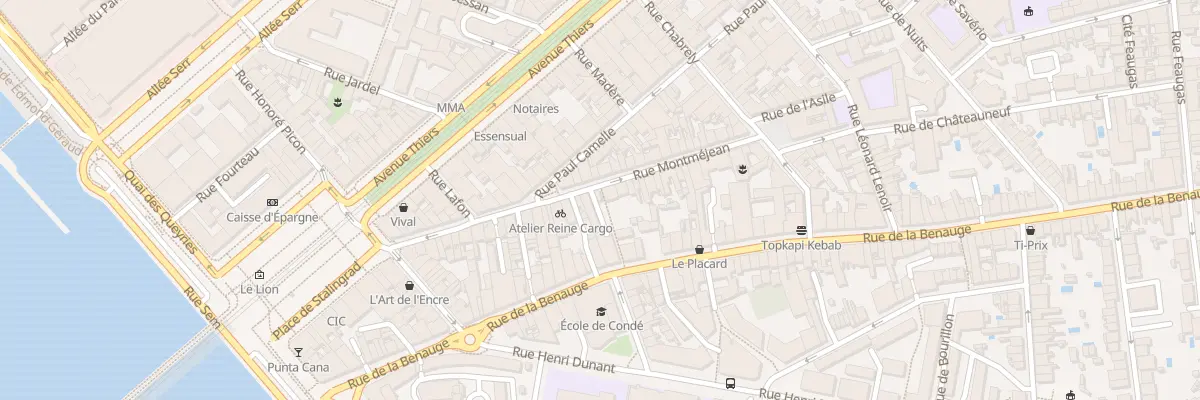 Plan du 43 Rue Montméjean à Bordeaux