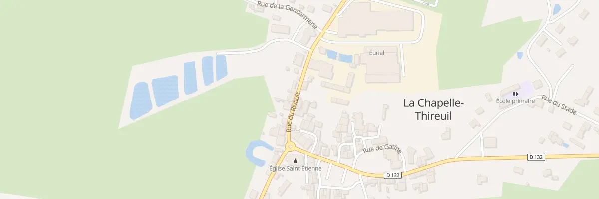 Plan du 8 Rue du Rivault à Beugnon-Thireuil