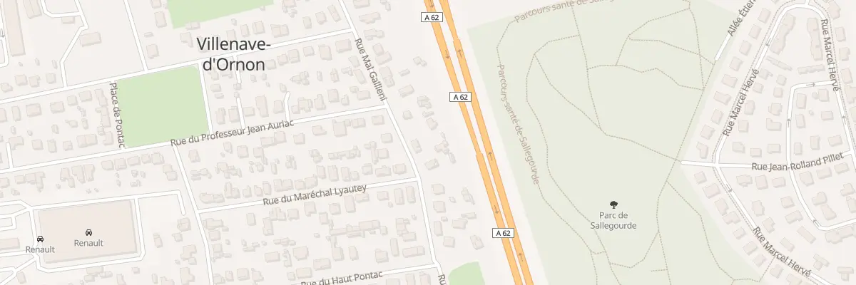 Plan du 20 Rue Mal Gallieni à Villenave-d’Ornon