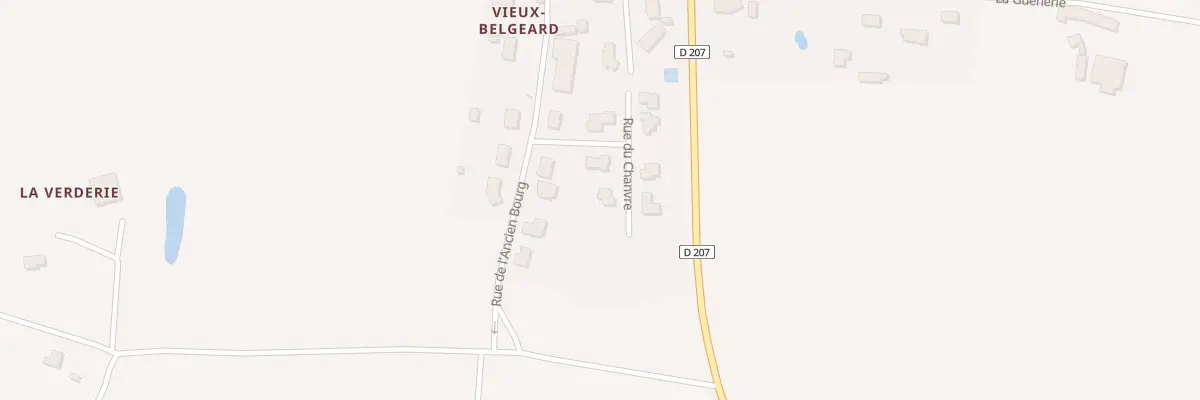 Plan du 8 Rue du Chanvre à Belgeard