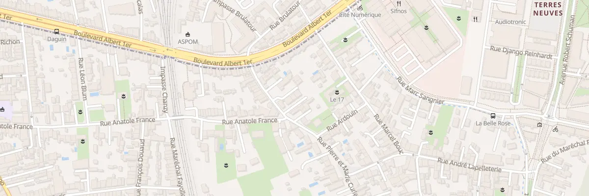 Plan du 63 Rue Pierre Curie à Bègles