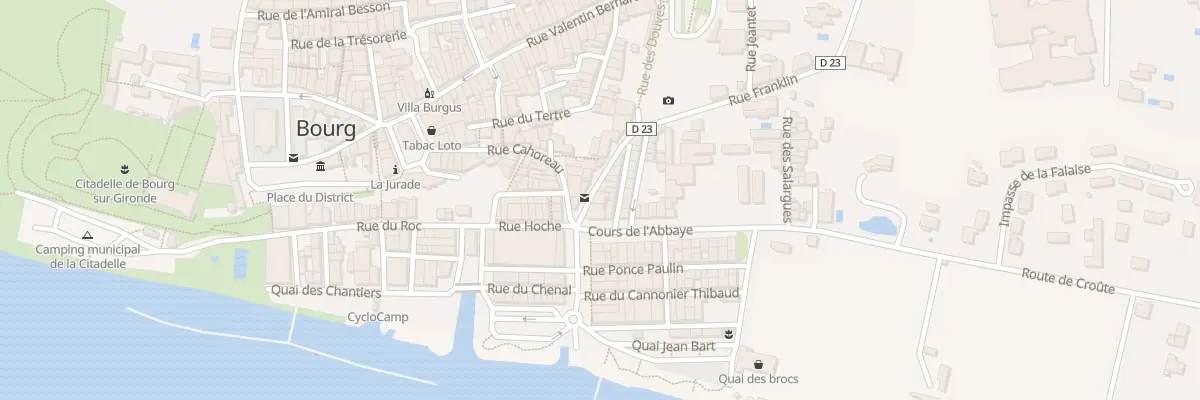 Plan du 1 Rue Franklin à Bourg