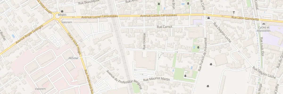Plan du 59 Rue Camille Jullian à Bègles