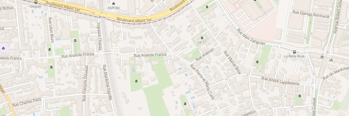 Plan du 72 Rue Pierre Curie à Bègles
