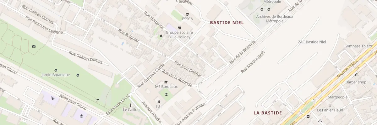 Plan du 16 Rue Jean Dollfus à Bordeaux