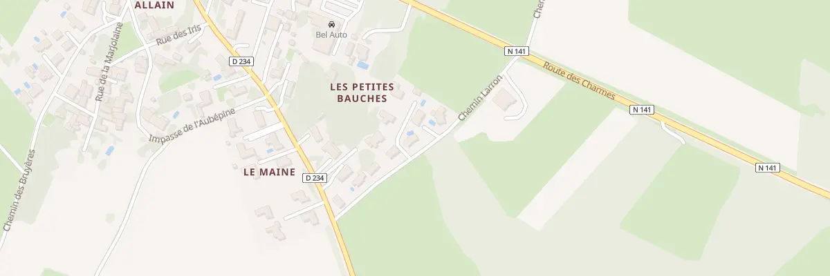 Plan du 11 Che Larron à Chaniers