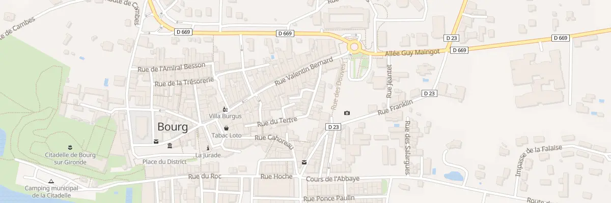 Plan du 9003 Rue Saint Martin à Bourg