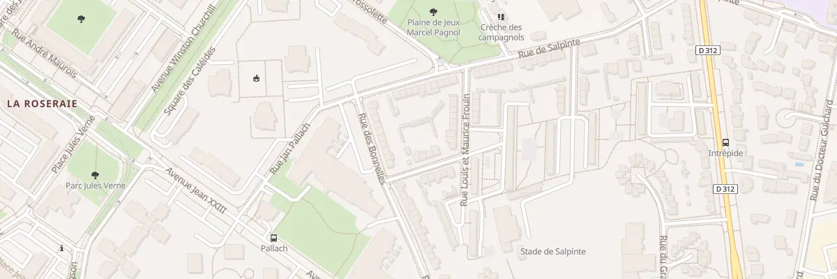 Plan du 3 Rue Michel Fourcade à Angers
