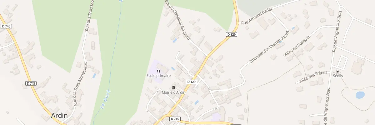 Plan du 21 Rue Jean de Saint Goard à Ardin