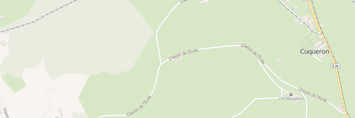 Plan du 5059 Chem de l’Ecole à Cuqueron