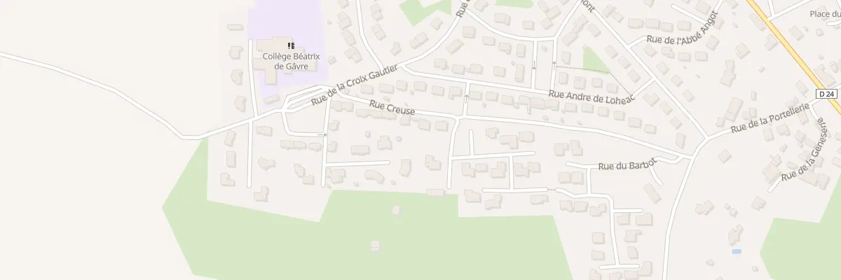 Plan du 14 Rue Creuse Montsurs à Montsûrs