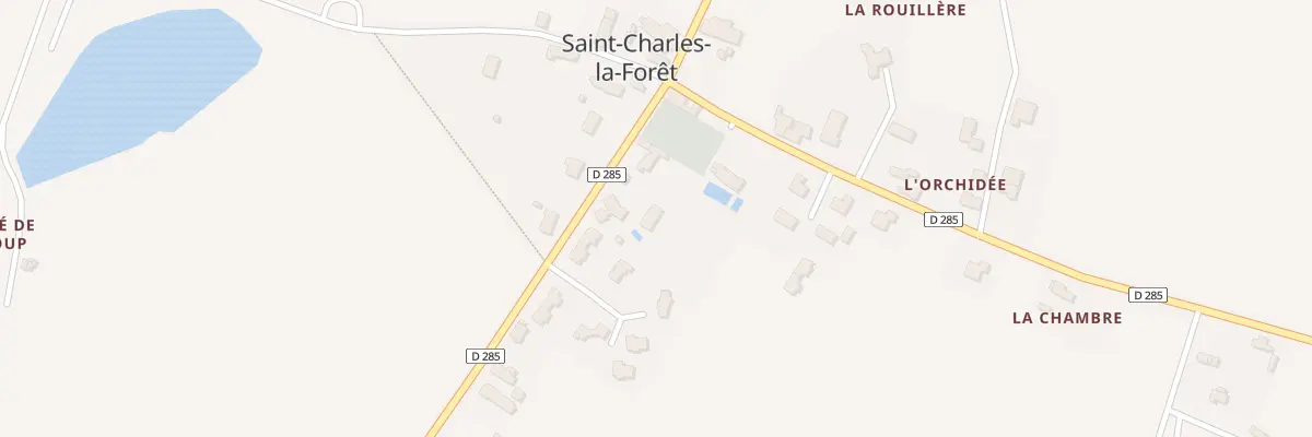 Plan du 1B Rte de Longuefuye à Saint-Charles-la-Forêt