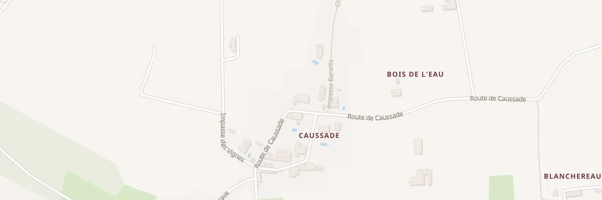 Plan du 37 Caussade à Bourg